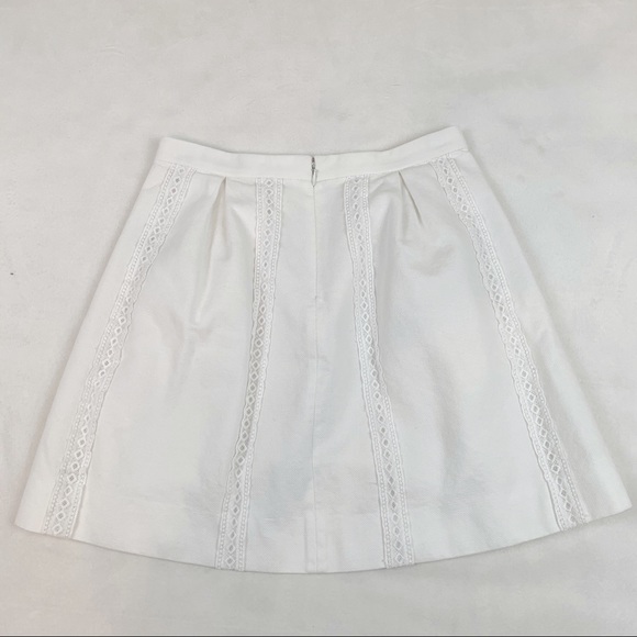 J Crew striped lace pleated skater skirt - Picture 9 of 9